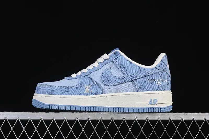 All categories Nk Air Force 1 Air Force series Nk Air Force 1 Low Air Force low-top Nike Air Force 1'07 Low LV joint light blue Air Force 1 low-top casual sneakers YF9511-823